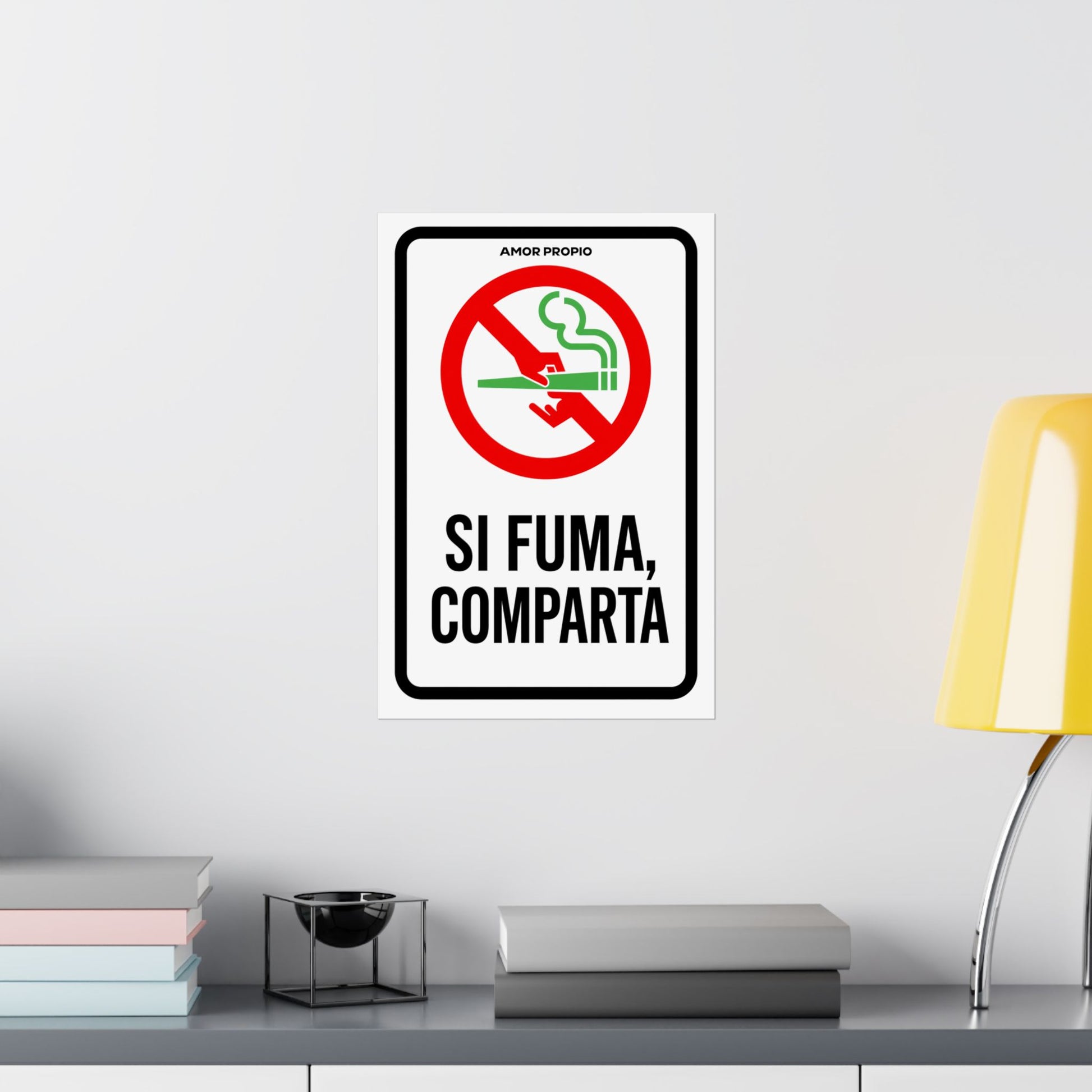 Si Fuma, Comparta Poster