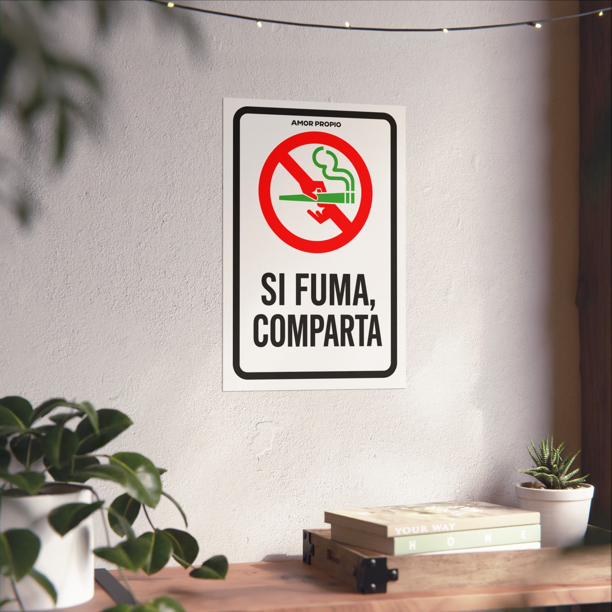 Si Fuma, Comparta Poster